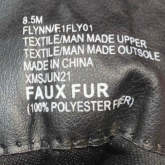 Espirit Flynn Boot Black Fabric Ankle Heeled Size 8.5 - Picture 10 of 10